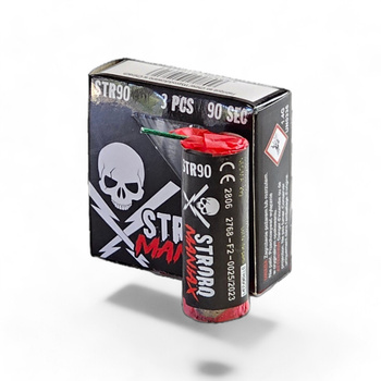 STROBO MANIAX BIAŁY STROBOSKOP 3SZT. STR90