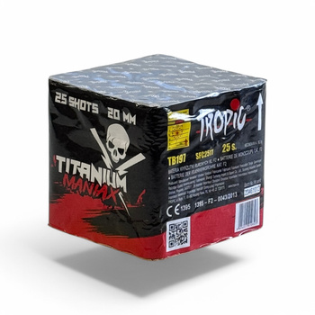 TITANIUM MANIAX 25 SCHOTEN 20MM TB197