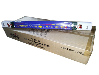 ZIMNE OGNIE 70CM 100 OPAKOWAŃ PO 5 SZTUK TS4 TROPIC